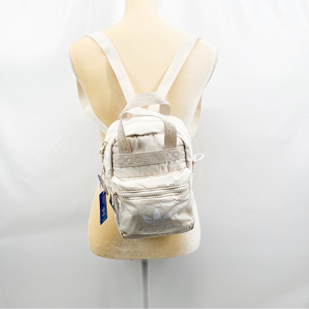 Adidas Recycled White OG Micro 2.0 Mini Backpack - Picture 4 of 11